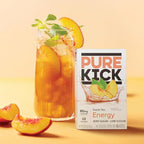 PURE KICK Energy Singles To Go Drink Mix, Peach Tea, Includes 12 Boxes - Image 4
