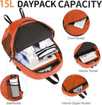 Small Hiking Backpack 15L Travel Lightweight Hiking Packable Daypack - Image 4