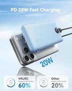 VRURC Portable Charger Power Bank - 10000mAh Fast Charging 22.5W USB Port Fast - Image 3
