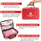 Gevoke 410 Piece Waterproof Hard Shell First Aid Kit - Image 3