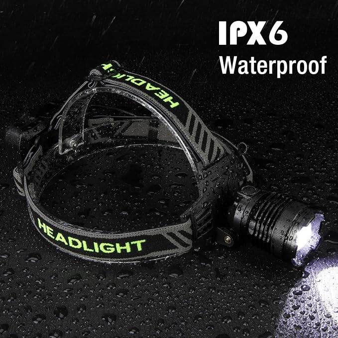 3Pack Rechargeable Headlamp Super Bright, 99000 Lumens LED Head Lamp - Image 7