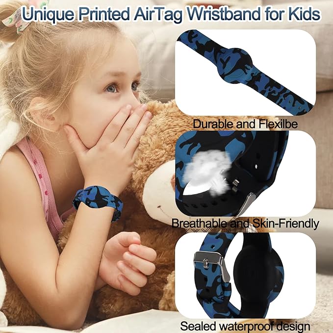 4 Pack Waterproof AirTag Bracelet - Image 6