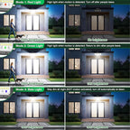 Solar Outdoor Lights Motion Sensor, 2500LM 286 LED Security Flood Lights - Image 9