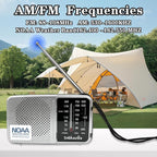 Portable AM FM Transistor Radio Battery Operated, NOAA Weather Radio - Image 4