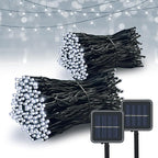 Vimorg Solar String Lights Outdoor, 2 Pack 79FT 200 LED Waterproof Solar by Vimorg