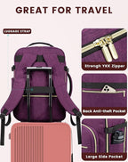 LOVEVOOK Travel Backpack for Women & Men 50L, Airline Approved Carry On - Image 8