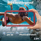 Mitywah Waterproof Case for iPhone 17 Pro, Rugged Metal Case - Image 3