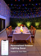 Minetom LED Color Changing Smart RGB Christmas Tree Lights, 165ft 500LED String - Image 4