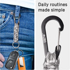 EOTW Paracord Keychain for Men Women Paracord Carabiner Backpack Keychain - Image 4
