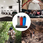 4 Pack 25oz Collapsible Water Bottles, 4 Colors Reusable Leakproof Water Bags - Image 7