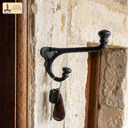 Mystic Colonial Rustic Cast Iron Wall Hooks Heavy Duty Retro Utility Hooks - Image 7
