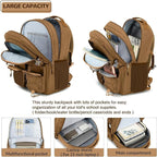 Lohol Water Resistant Backpack for School Travel College Travel, Large Bookbag - Image 4