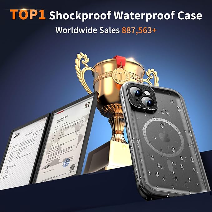 Cozycase for iPhone 13 Waterproof Shockproof Dustproof Case - Image 9