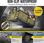 5-Section Extra Large Trunk Organizer – Heavy Duty 1680D Oxford, Collapsible & - Image 7