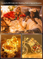 Brightown 24 Pack Fairy Lights Battery Operated - 7Ft 20 Led Mini String Lights - Image 6
