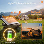 addlon 54FT Solar String Lights Outdoor Waterproof - Image 2