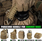 Tactical Paracord Handle，9-core Weaving Paracord Strap - Image 7