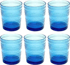 Beaded 15.6 oz Durable Acrylic Double Old Fashioned Drinking Glasses, by AbodeHomewares-TheDesignDestinationforTabletopDrinkwareKitchenandPet