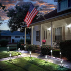 GIGALUMI Solar Lights Outdoor Waterproof, 20 Pack, Stainless Steel LED Solar - Image 6