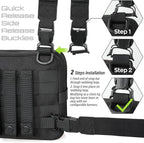 WYNEX Tactical Molle Admin Pouch of Double Layer Design, Admin Pouches Molle - Image 2