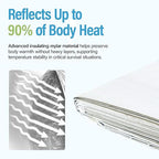 Primacare CB-6841 Emergency Foil Mylar Thermal Blanket - Image 2