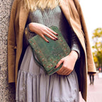 Leather Bible Covers for Women Medium Size Bible Case for Grils Bible Bag Tote - Image 4