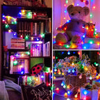 Minetom Globe String Lights, 33 Feet 100 Led Fairy Lights Plug in, 8 Modes - Image 3