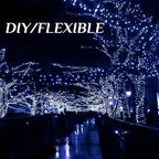 2-Pack Solar String Lights for Outside, 400 LED 144Ft Solar Fairy Lights for - Image 3