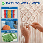 TECEUM Cotton Rope 3/16” – 300 FT – Strong All-Purpose Braided Rope – Natural - Image 3