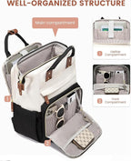 LOVEVOOK Laptop Backpack for Women, 15.6'' Waterproof Nurse Bag Teacher Work - Image 2