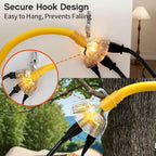 15 ft 10 Gauge Heavy Duty 3 Outlet Extension Cord Splitter - Image 4