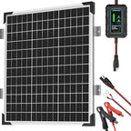 SUNAPEX 50W 12V Solar Battery Charger Maintainer, Waterproof Solar Panel by SUNAPEX-PASSINGTHEJOY