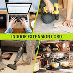 16/3 White Extension Cord 10 FT, Indoor Extension Cord - Image 7
