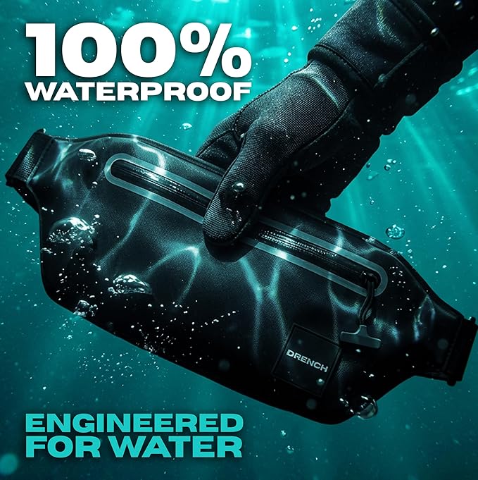 Drench 100% Underwater Waterproof Fanny Pack. Waist Pack. Submersible - Image 3