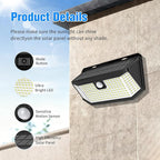 Aootek Solar Outdoor Motion Sensor Lights 2500Lm Solar Panel to 15.3 in² and 3 - Image 9