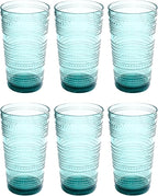 Beaded 16 oz Durable Acrylic Jumbo Drinking Glasses, Shatter-Resistant and by AbodeHomewares-TheDesignDestinationforTabletopDrinkwareKitchenandPet