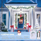 JMEXSUSS 2 Pack White Battery Operated Christmas String Lights, Each 33ft 100 - Image 2