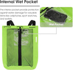 WANDF Swim Bag Mesh Drawstring Backpack Beach Backpack - Image 4