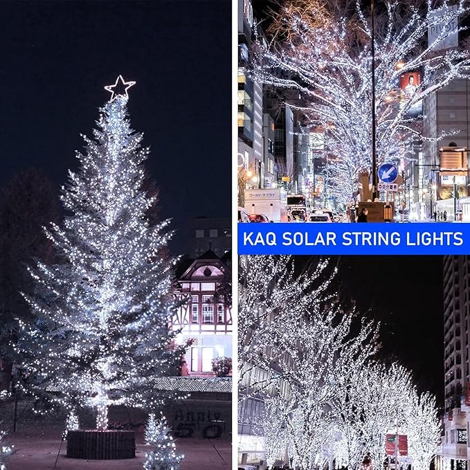 Upgrade 2Pack 200LED Solar String Lights - Image 2