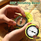 50 Pack Orienteering Compass Bulk Advanced Baseplate Compass Hiking Survival - Image 4