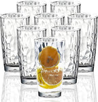 15 Oz Unbreakable Tritan Drinking Glasses Shatterproof Acrylic Glasses by VEILEDGEM