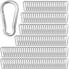 200 Pack 2.36" Heavy Duty Snap Hook Carabiners by SEUNGCH
