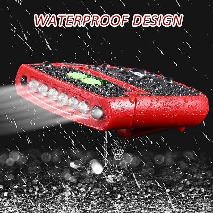 Mudder LED Clip on Cap Lights USB Rechargeable Cap Flashlight Clip Waterproof - Image 6