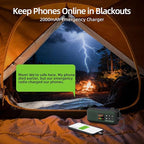 Emergency Radio Waterproof Bluetooth Speaker, Portable Digital AM FM Radio - Image 4