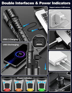 PHIXTON Rechargeable Flashlights High Lumens 10000 Super Bright Long Range - Image 5