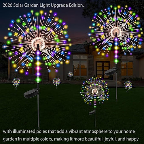 2 Pack Garden Decoration Solar Outdoor Light - Image 2