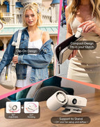 Portable Clip-On Mini Fan, Hands-Free, Turbo Personal Handheld Fans - Image 6