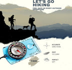 Trekker's Compass Crew Orienteering Compass, Magnetic Navigation Set - Image 2