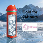 Insulated Water Bottle with Straw - Image 7