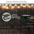 Outdoor Waterproof Electrical Box, 2 Pack Large Extension Cord Cover Protector - Image 8